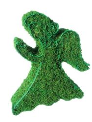 Angel Moss Topiary 10 inch Tall